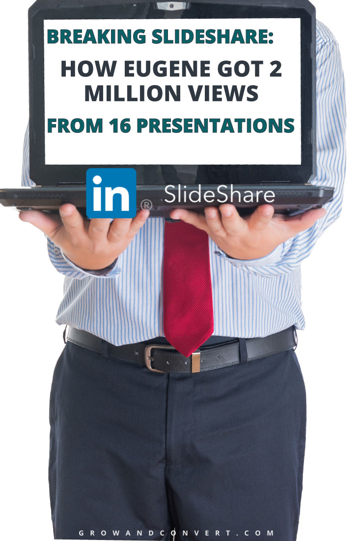 Here’s a great story about how one guy nearly broke SlideShare (LinkedIn’s social platform for presentations) with only 16 slideshows. He breaks it down in a way that makes me want to start uploading my slides!