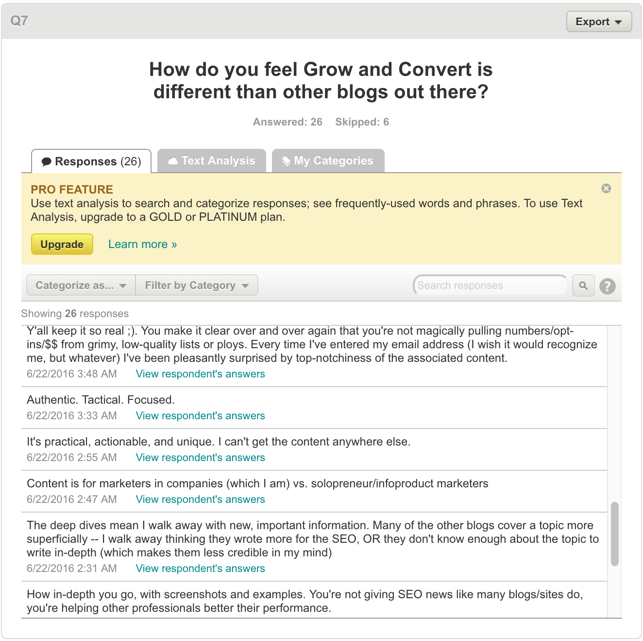 user research how growandconvert different