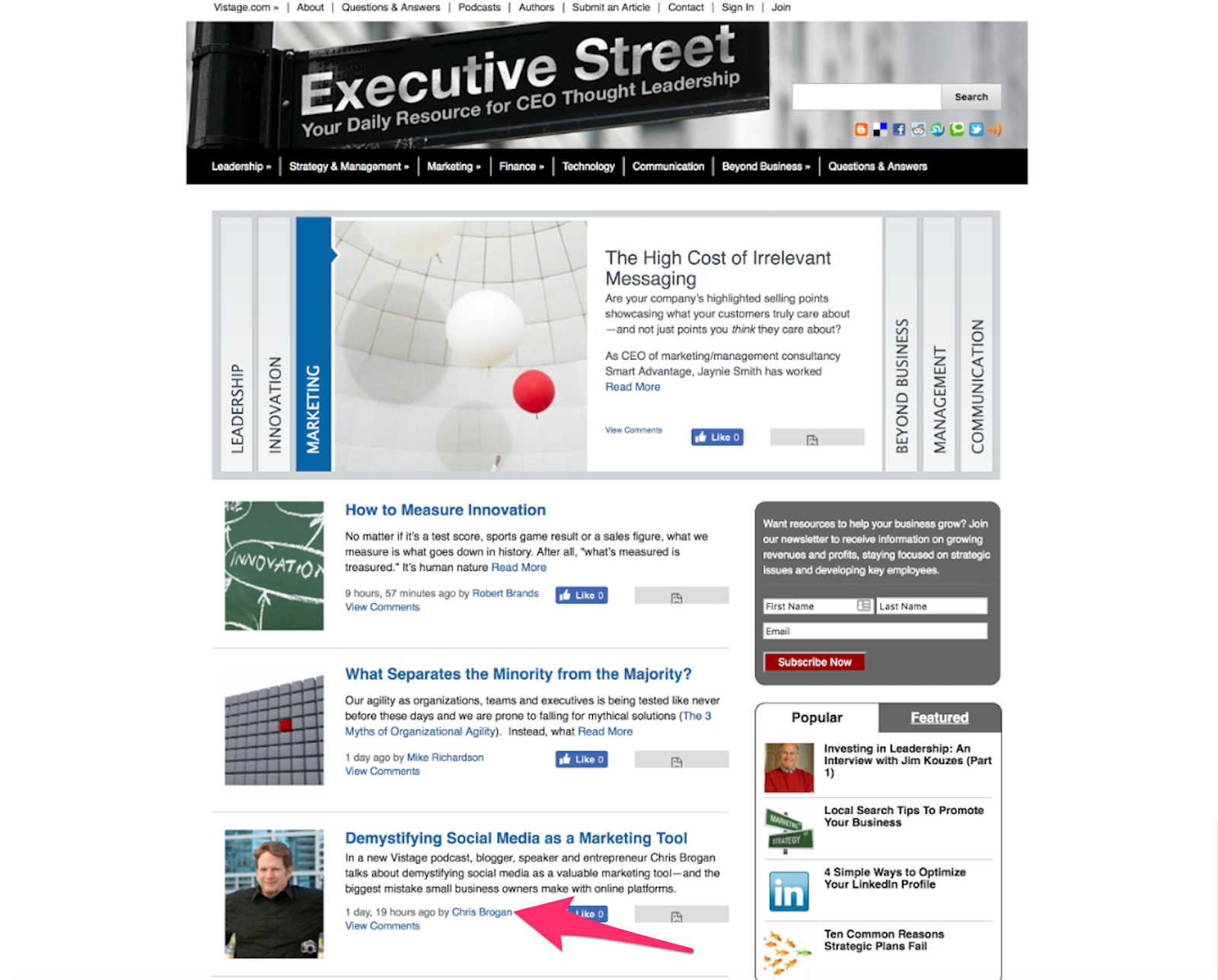 executivestreetlaunchblog png