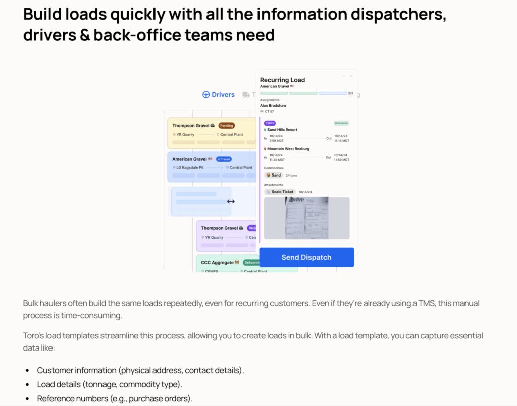 Toro TMS: Trucking Management Software article