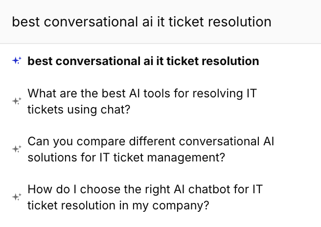 Best Conversational AI IT Ticket Resolution