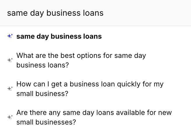 Same Day Business Loans